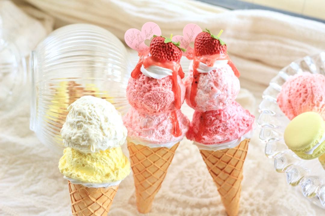 参考画像 クレイアイス フェイクスイーツ アイスクリーム
