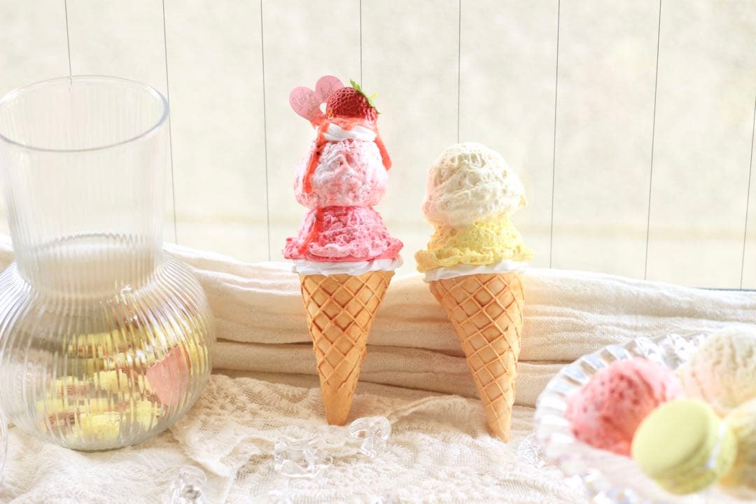参考画像 クレイアイス フェイクスイーツ アイスクリーム