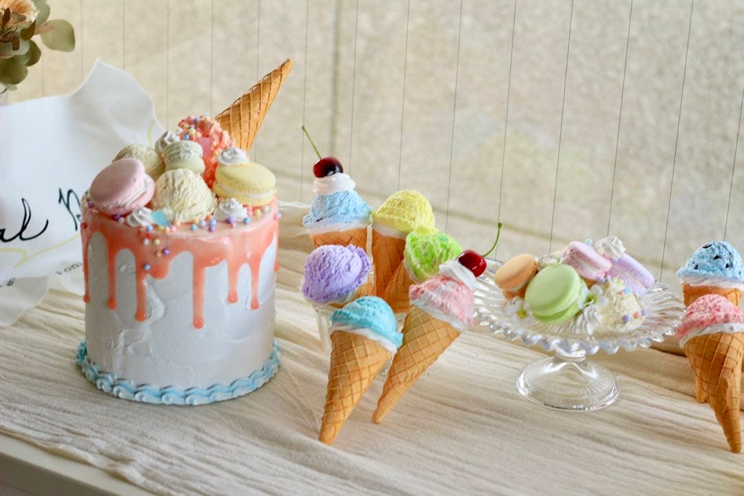 参考画像 クレイアイス フェイクスイーツ アイスクリーム
