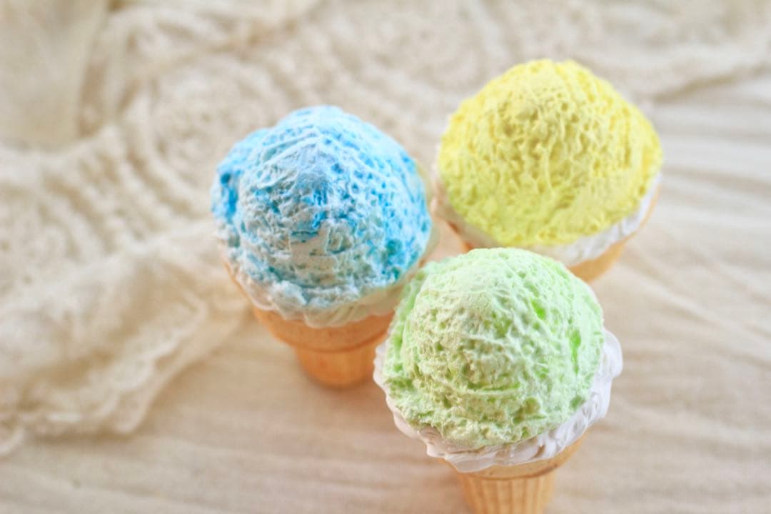 参考画像 クレイアイス フェイクスイーツ アイスクリーム
