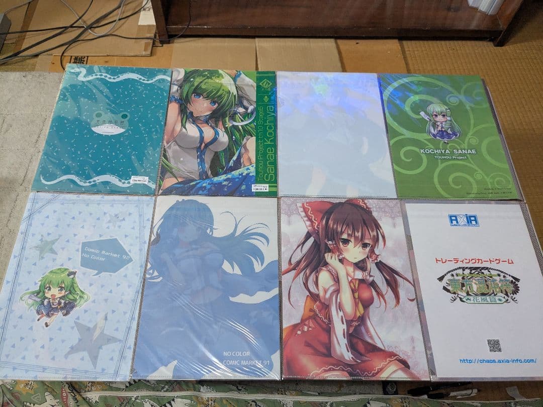 東方project　東風谷早苗 A4クリアファイル 14枚セット②