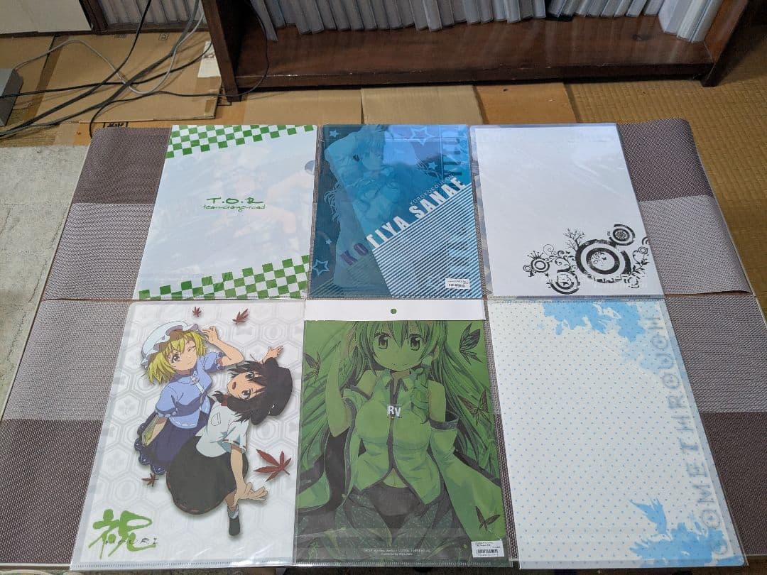 東方project　東風谷早苗 A4クリアファイル 14枚セット②