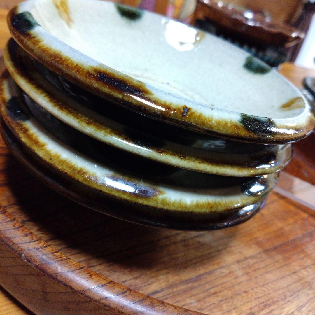 専用です　やちむん　菅原謙　ワンブー　小鉢　4枚セット　15.5cm 5寸強