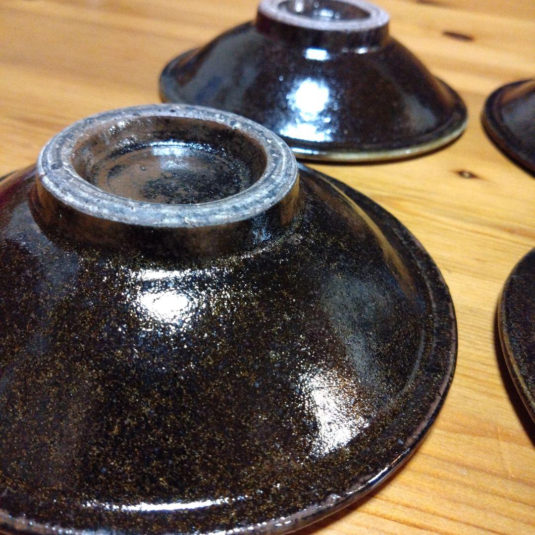 専用です　やちむん　菅原謙　ワンブー　小鉢　4枚セット　15.5cm 5寸強