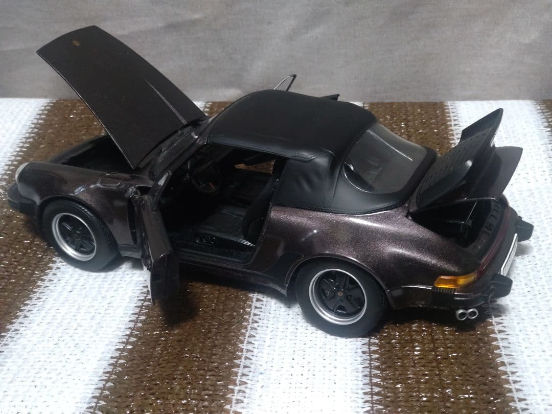 当時物　1/18 ミニカー　NOREV　ノレブ　ポルシェ911ターボ　カブリオレ