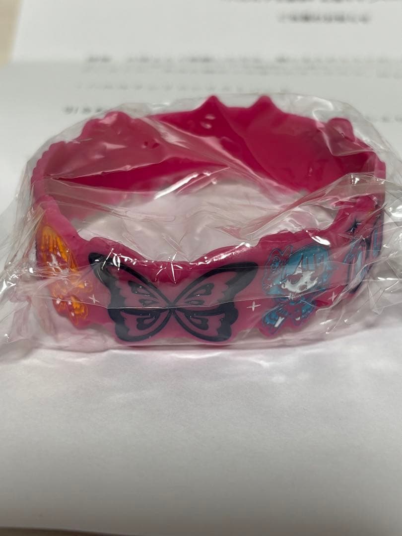 ハルルナ生誕祭4 シリコンリストバンド 赤