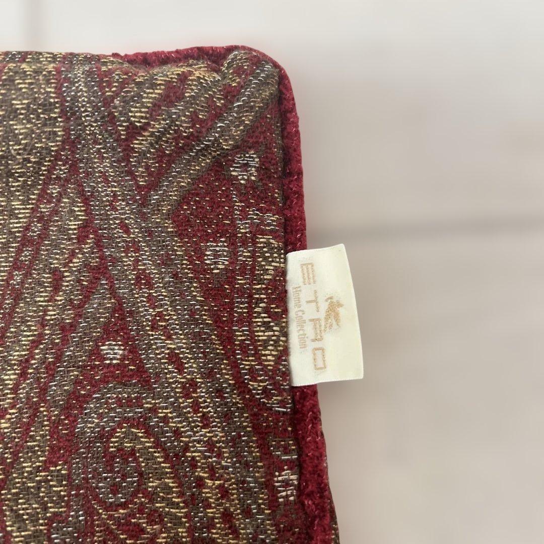 【ETRO】エトロ　クッションカバー2枚　西川産業