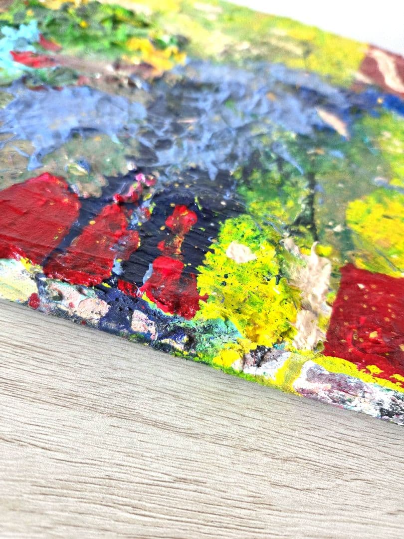 エネルギー 絵画「いつか絶対に触れる」猫 動物 芸術 アート 作品 原画 真作