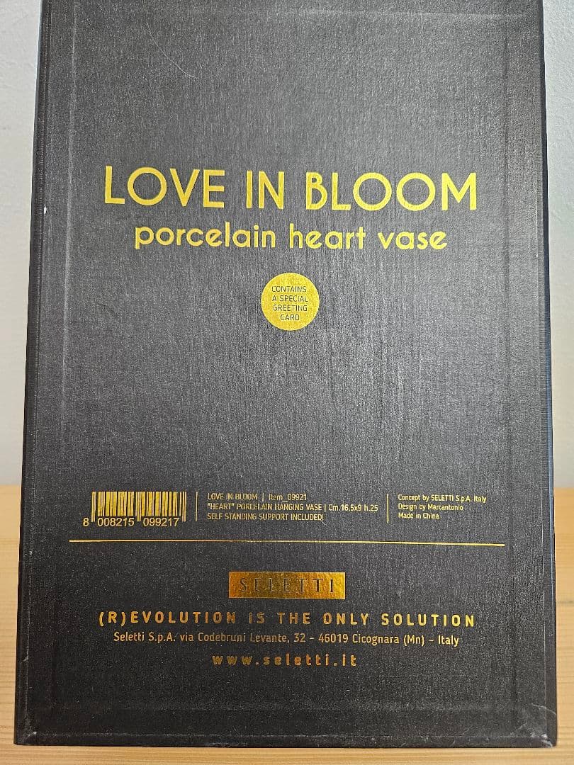 LOVE IN BLOOM ポーセリン ハートベース