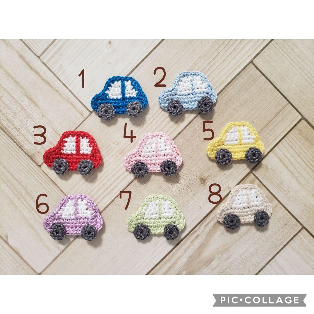 ヘアゴム　ベビーヘアクリップ　車