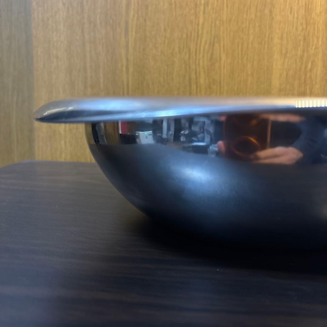 未使用　MEYER NEWPAN ガラスフタ付き　22cm ニューパン