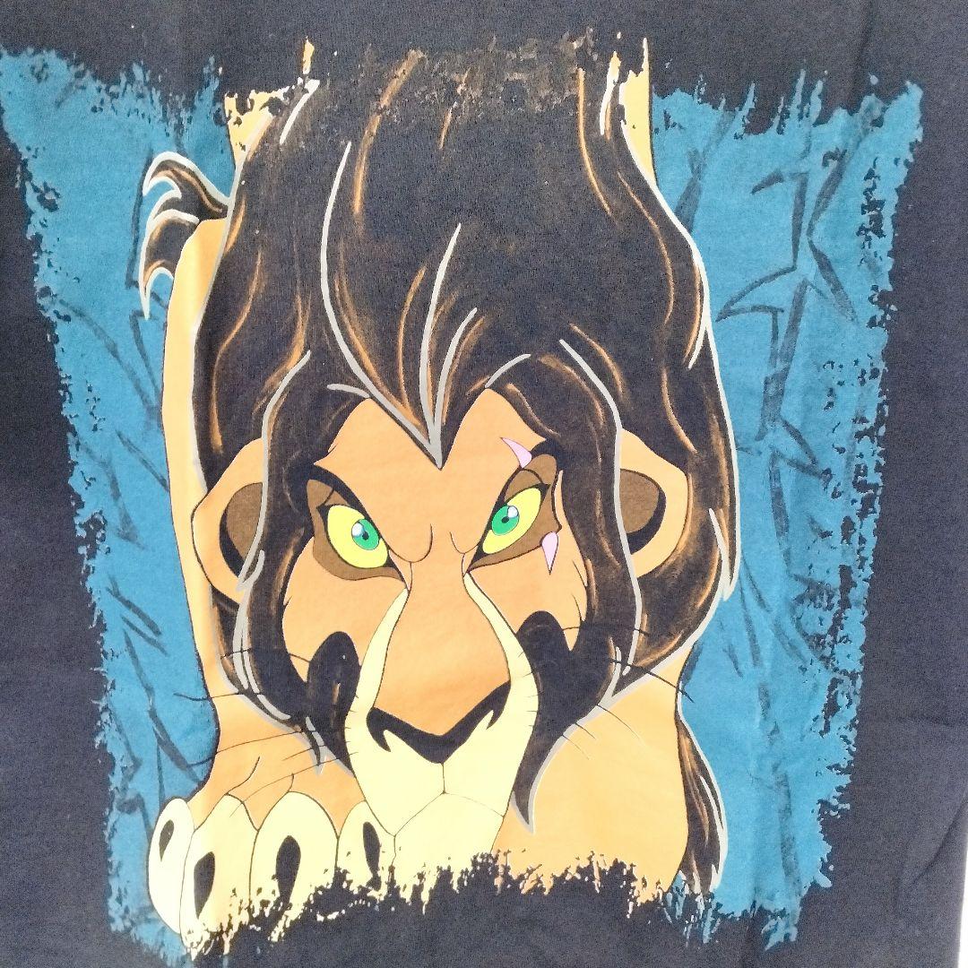 ディズニー ヴィランズ ライオンキング スカー ヴィンテージ Tシャツ 表記S