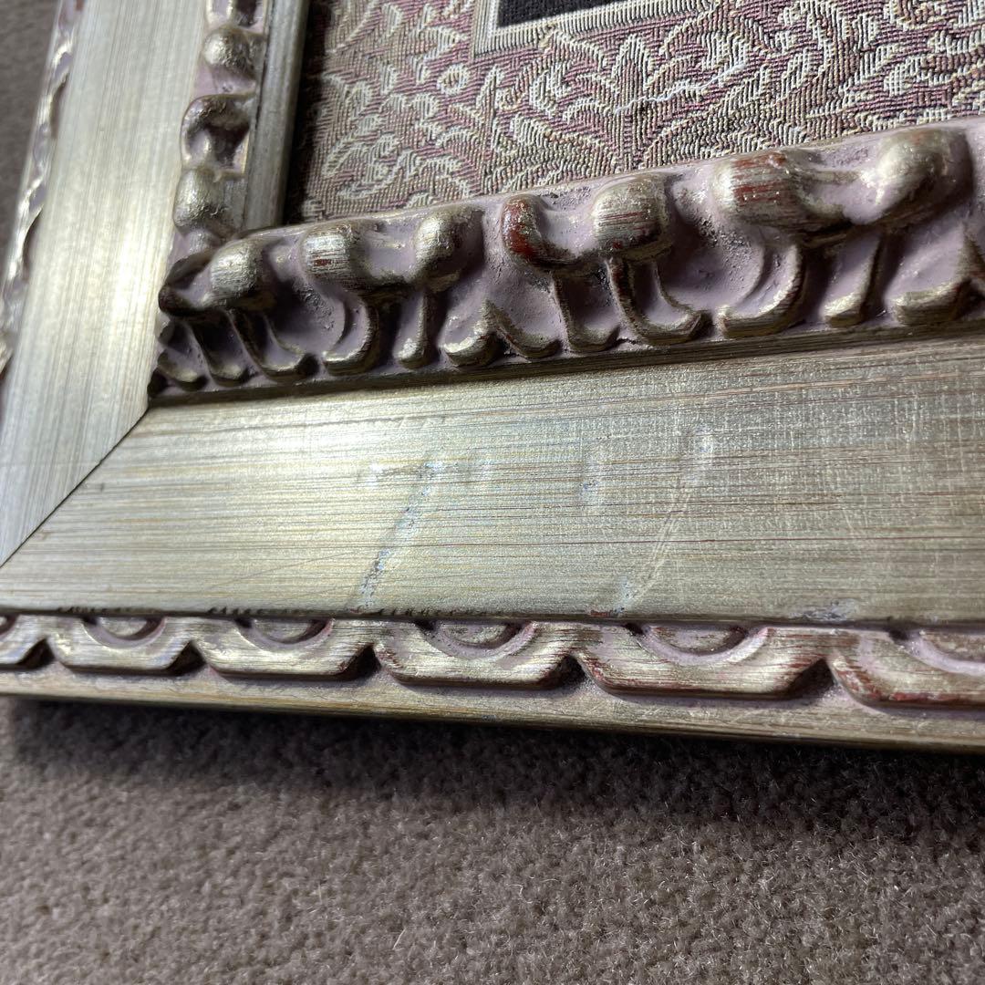 き*ね様 イタリア製 ゴブラン織 花とバスケット タペストリー 絵画 アンティー