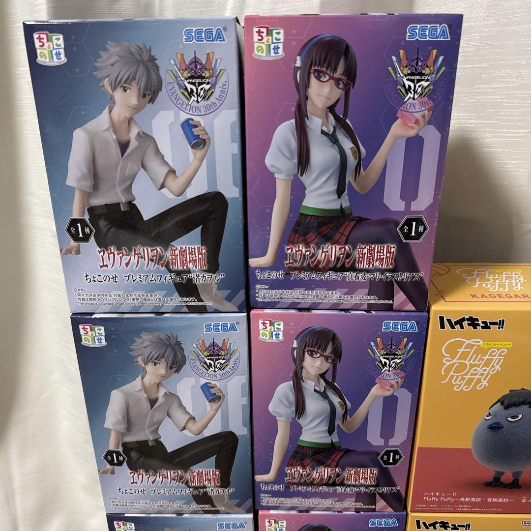 お得！　ハイキュー　エヴァンゲリオン新劇場版　ちょこのせ　フィギュア　まとめ売り