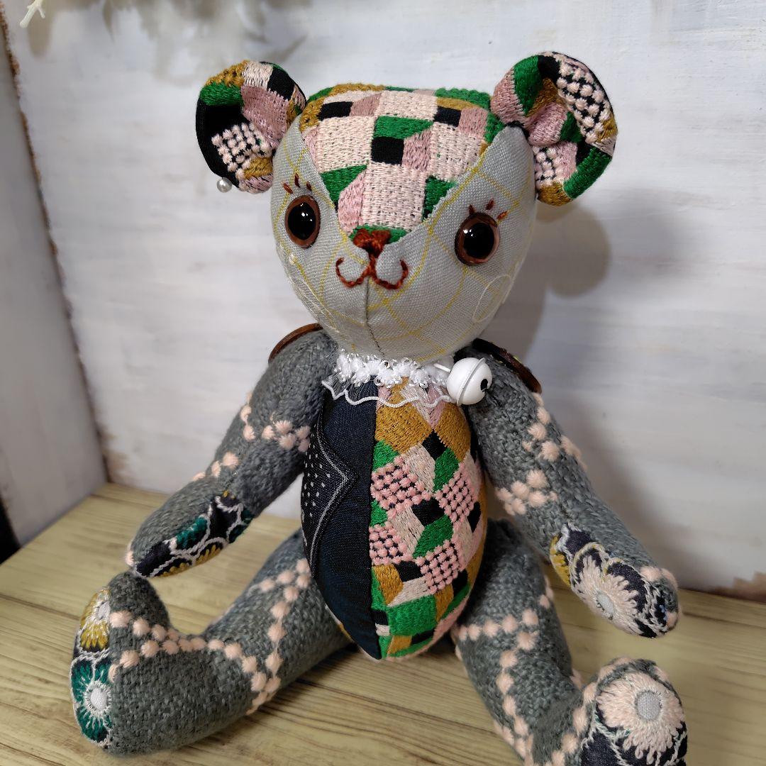 ミナペルホネン＊ハンドメイド＊ぬいぐるみ＊テディベア＊51