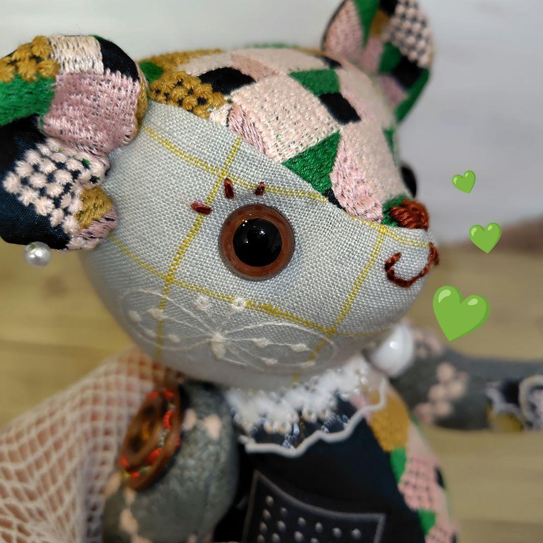 ミナペルホネン＊ハンドメイド＊ぬいぐるみ＊テディベア＊51