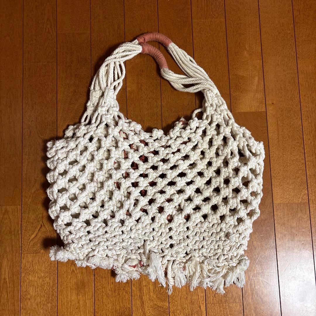 ハンドメイド ニット グラニー バッグ