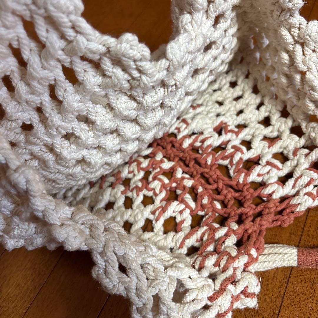 ハンドメイド ニット グラニー バッグ