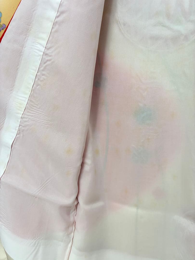 手鞠柄 3歳 女の子 七五三 金彩 刺繍 正絹 お祝い 祝い着 着物