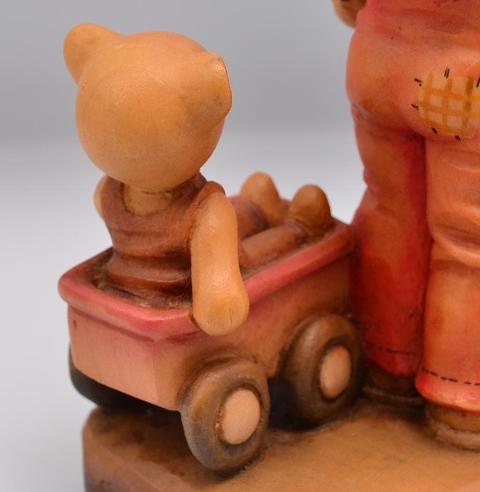 道を見つける　アンリ　ANRI　No.2　木彫り人形　イタリア　17ｃｍ　限定品