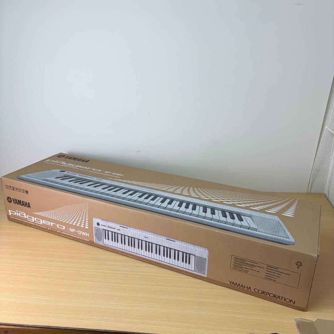 Yamaha ヤマハ 電子キーボード 61鍵 ホワイト NP-12WH