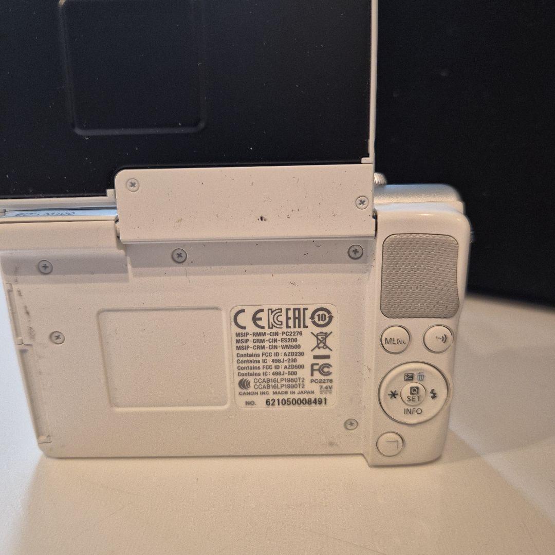 Canon EOS M100 ミラーレスカメラ シルバー 2本レンズ付き