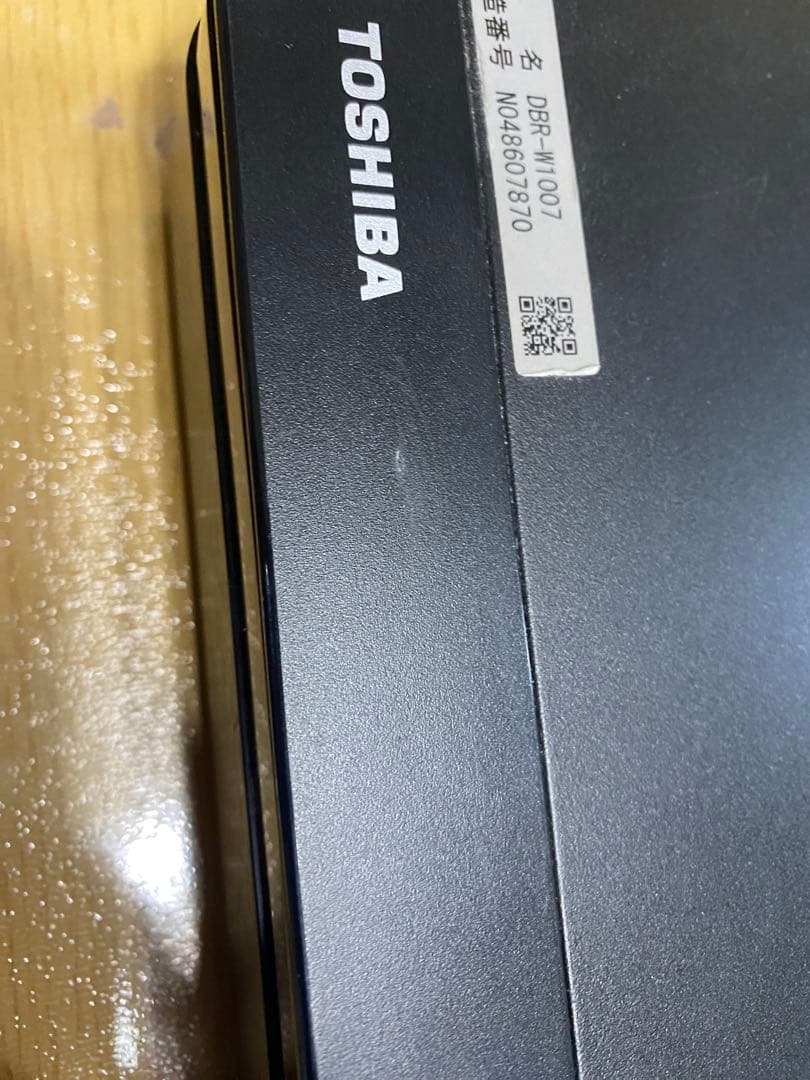 レグザ　TOSHIBA ブルーレイレコーダー DBR-W1007