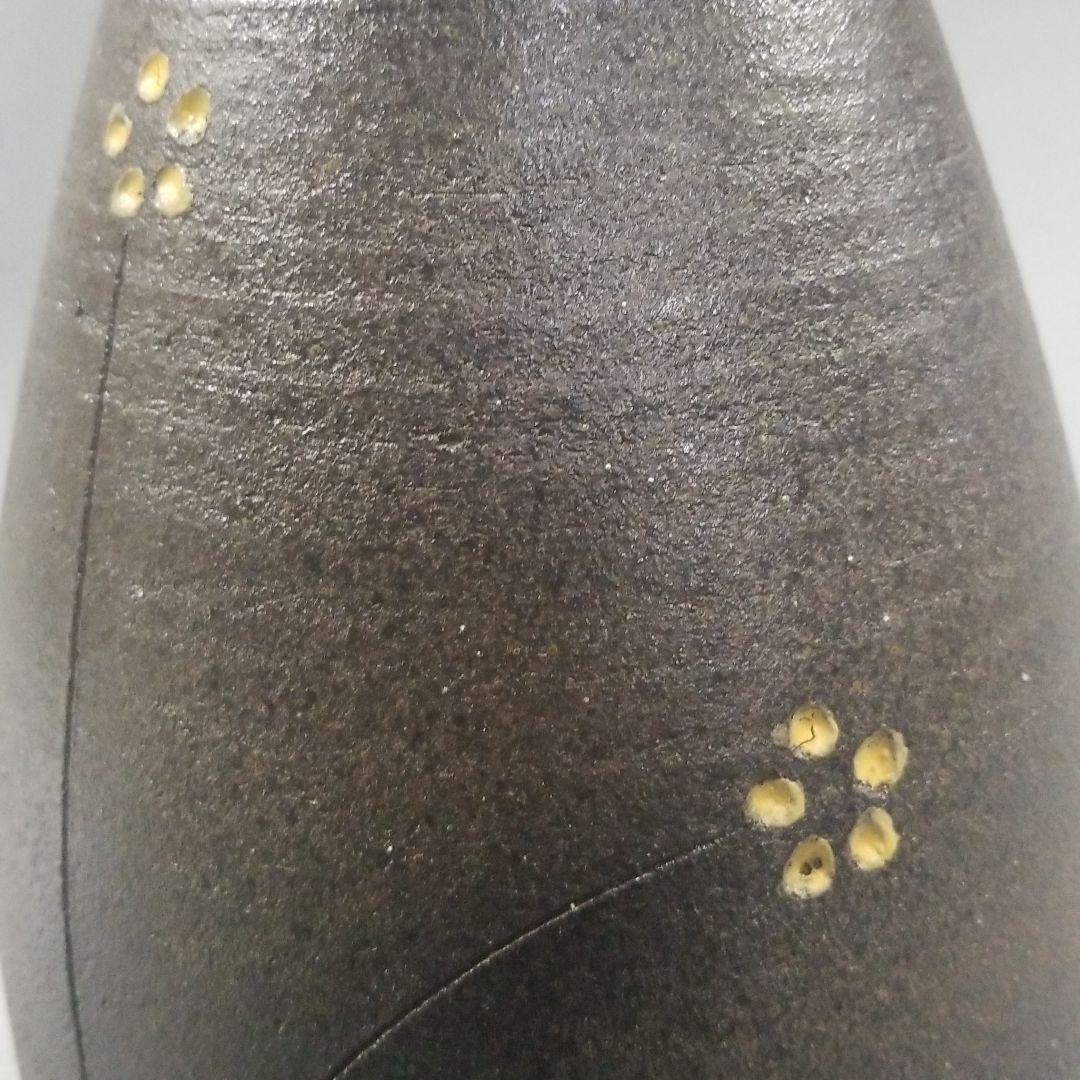 信楽焼 花瓶 花入れ 金華  高さ２５cm