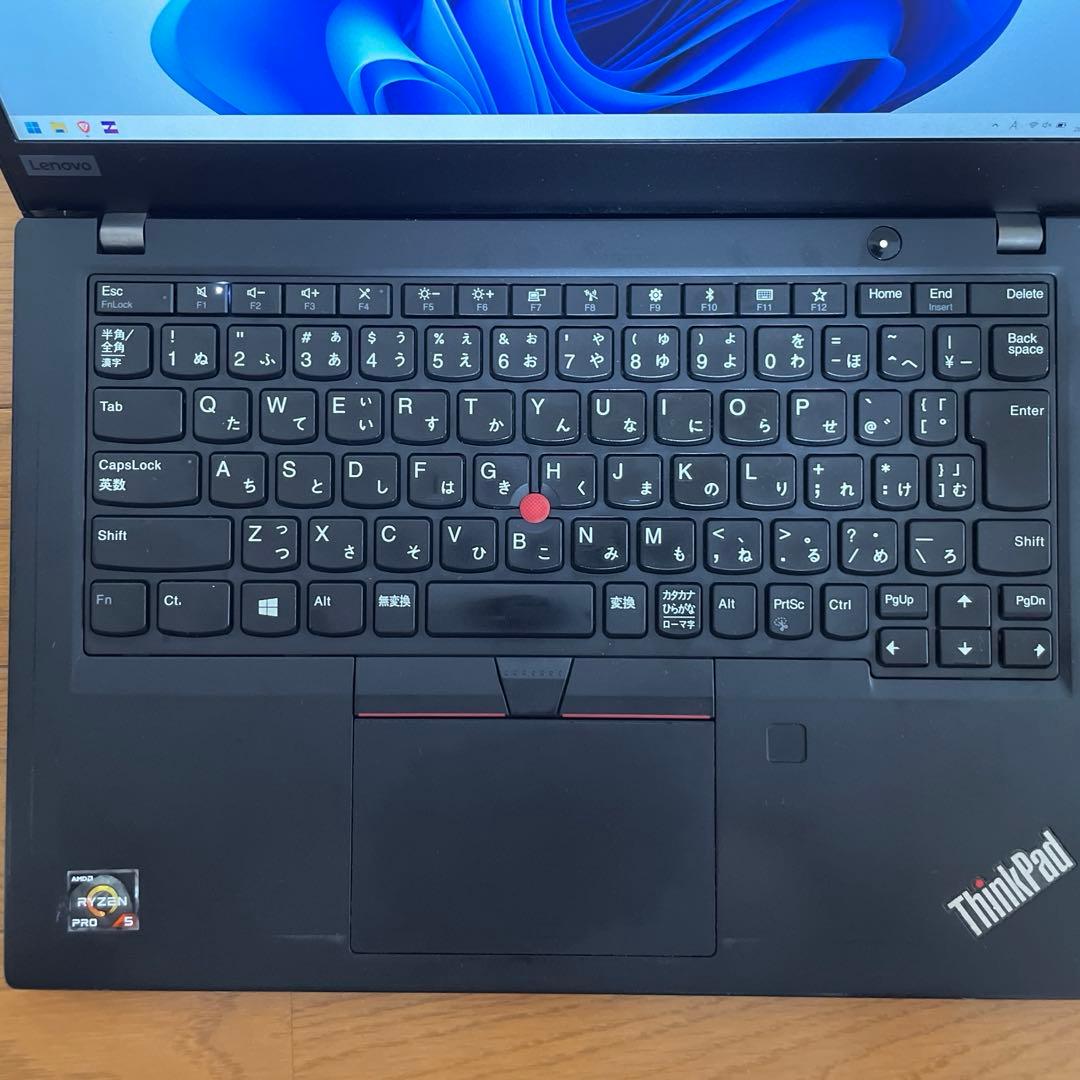 動作良好　Lenovo Thinkpad X395 ノートパソコン Ryzen5
