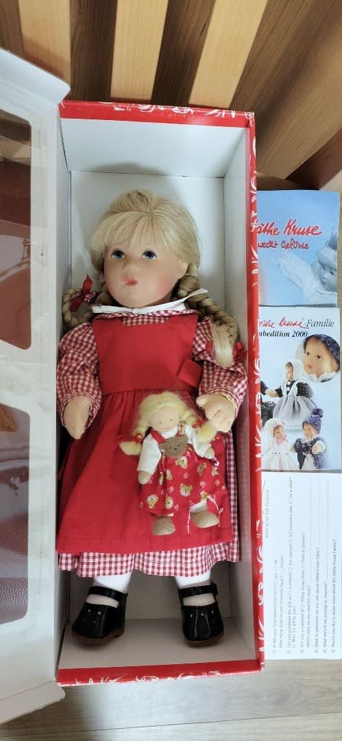 ケテクルーゼ人形☆ドイツ製☆34センチ☆人毛