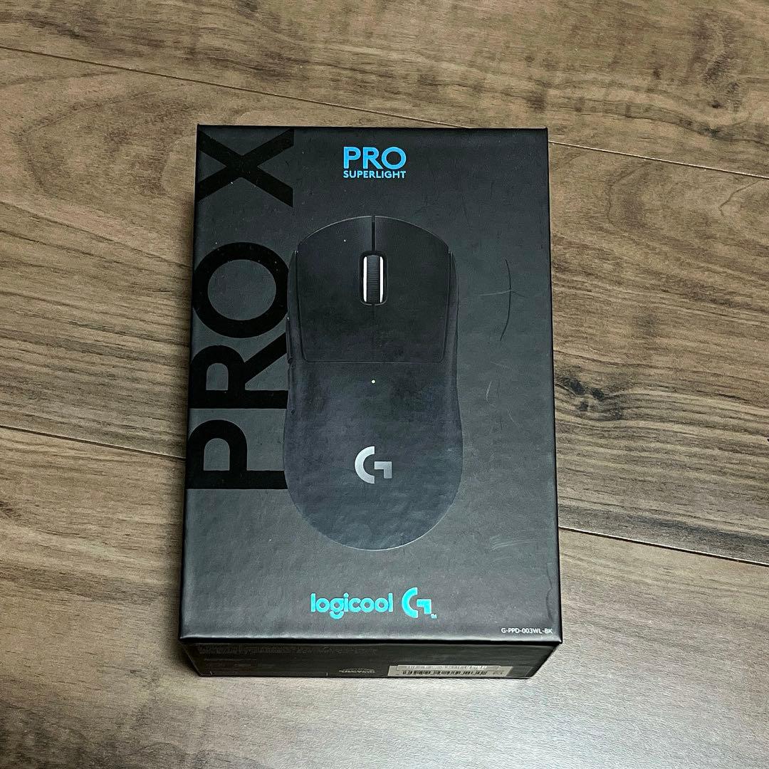 Logicool G Pro x SuperLight 黒 美品　付属品あり