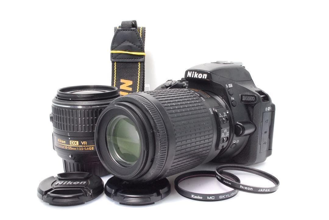 ✨初心者さんでもプロ級に✨Nikon D5600 ニコン✨ダブルレンズ✨カメラ