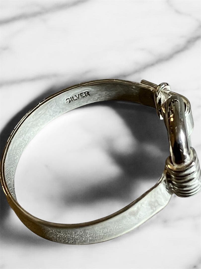 ハンドメイド　シルバーリング　14号　Charch jewelry