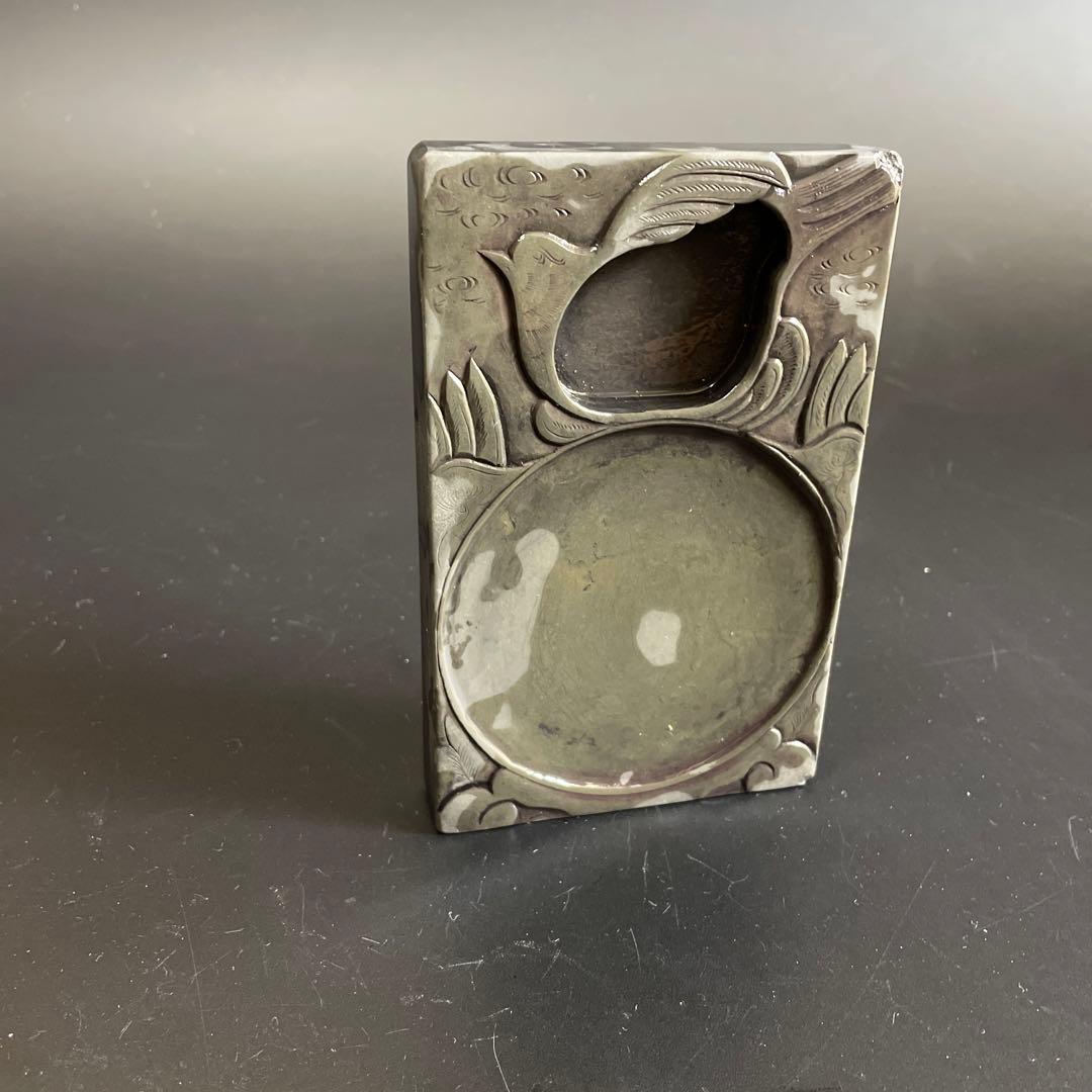 セール！硯　鳩　書道　端渓　木箱入り　10