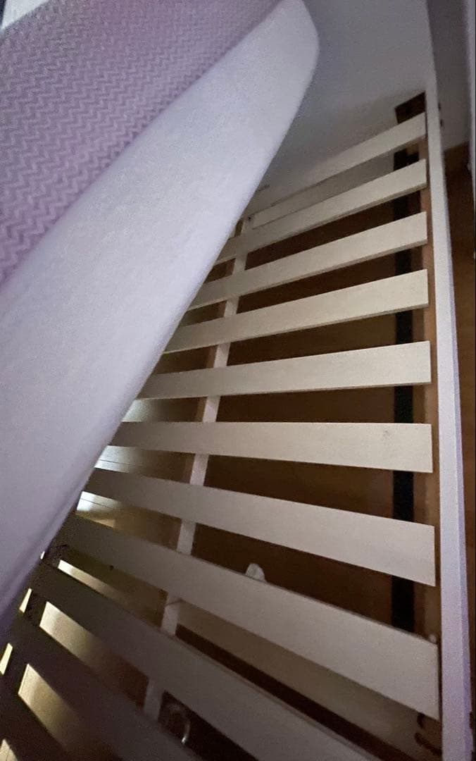 ダブルベッドフレーム ホワイト