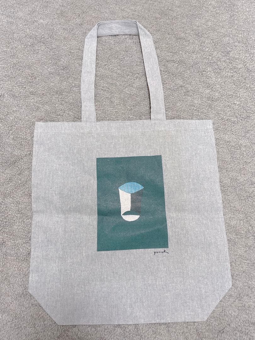 【限定】柚木沙弥郎 トートバッグ 夜の絵 民藝 村山亜土 エコバッグ グレー