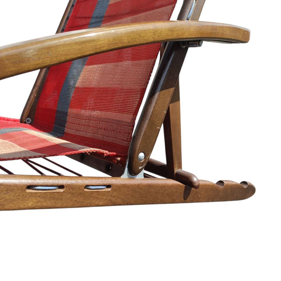 希少 マルニ木工 ヴィンテージ リクライニングチェア デッキチェア レトロ 椅子