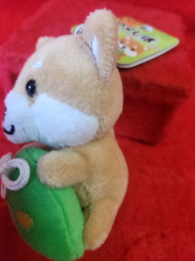 旅するマメしば　ボールチェーンストラップ　ぬいぐるみ　お守りバージョン　３種