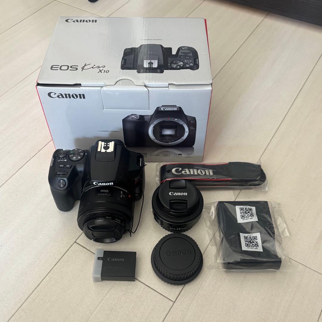 【低走行品✨】Canon EOS Kiss X10 単焦点レンズ2本セット