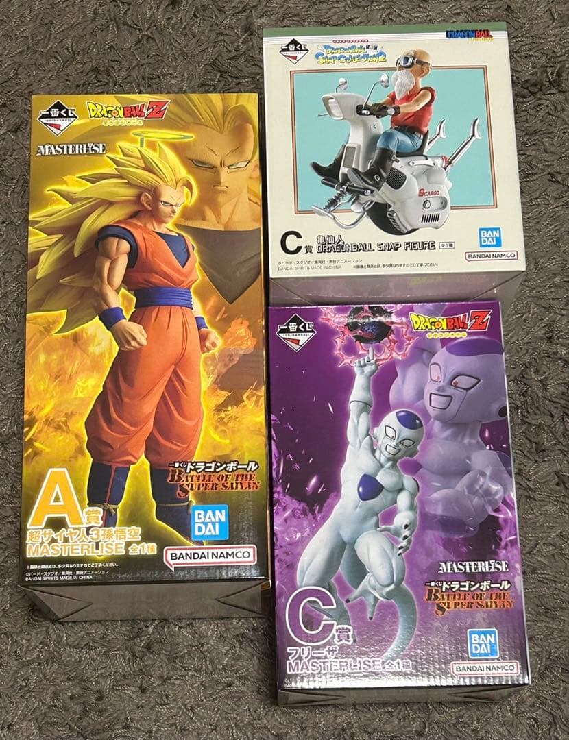 ドラゴンボール一番くじ フィギュア3個下位賞47個 計50個まとめ売り 悟空3…