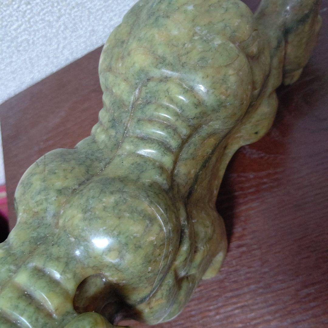 石製の虎の彫刻　検　オブジェクト　置物　中国美術工芸　インテリア