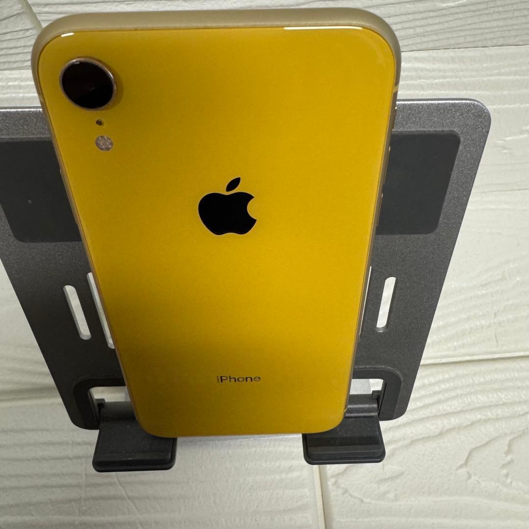 値下げ【備品付き】iPhoneXR 64GB イエロー 本体SIMロック無し