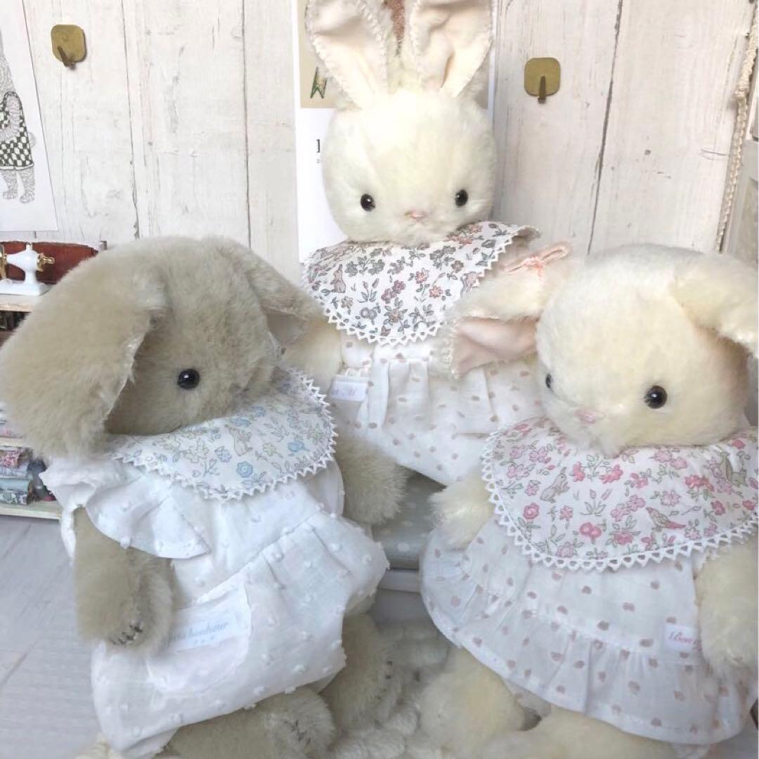 ハンドメイド　ベビーロップちゃん③ うさぎのぬいぐるみ