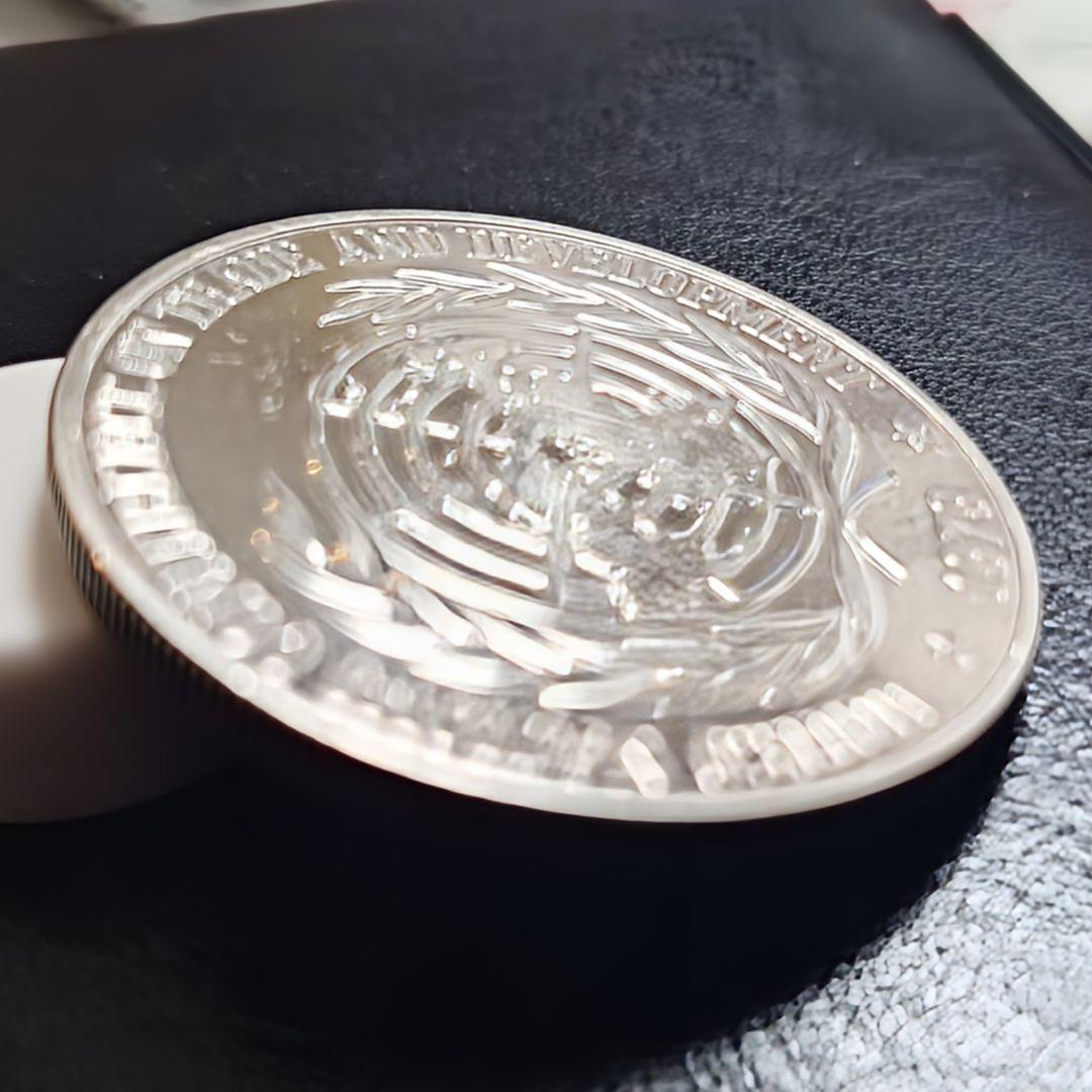 1979年 フィリピン銀貨 25ペソ 国連貿易開発会議記念銀貨 大型プルーフ