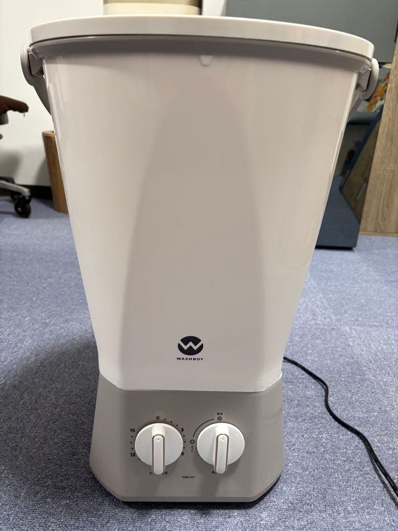 【送料込】シービージャパン 小型 バケツ洗濯機 ウォッシュボーイ TOM-12f