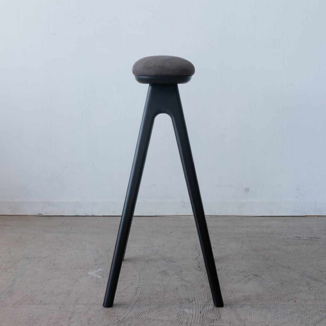 キッチンスツール BK H630 ハイスツール 63cm ブラック