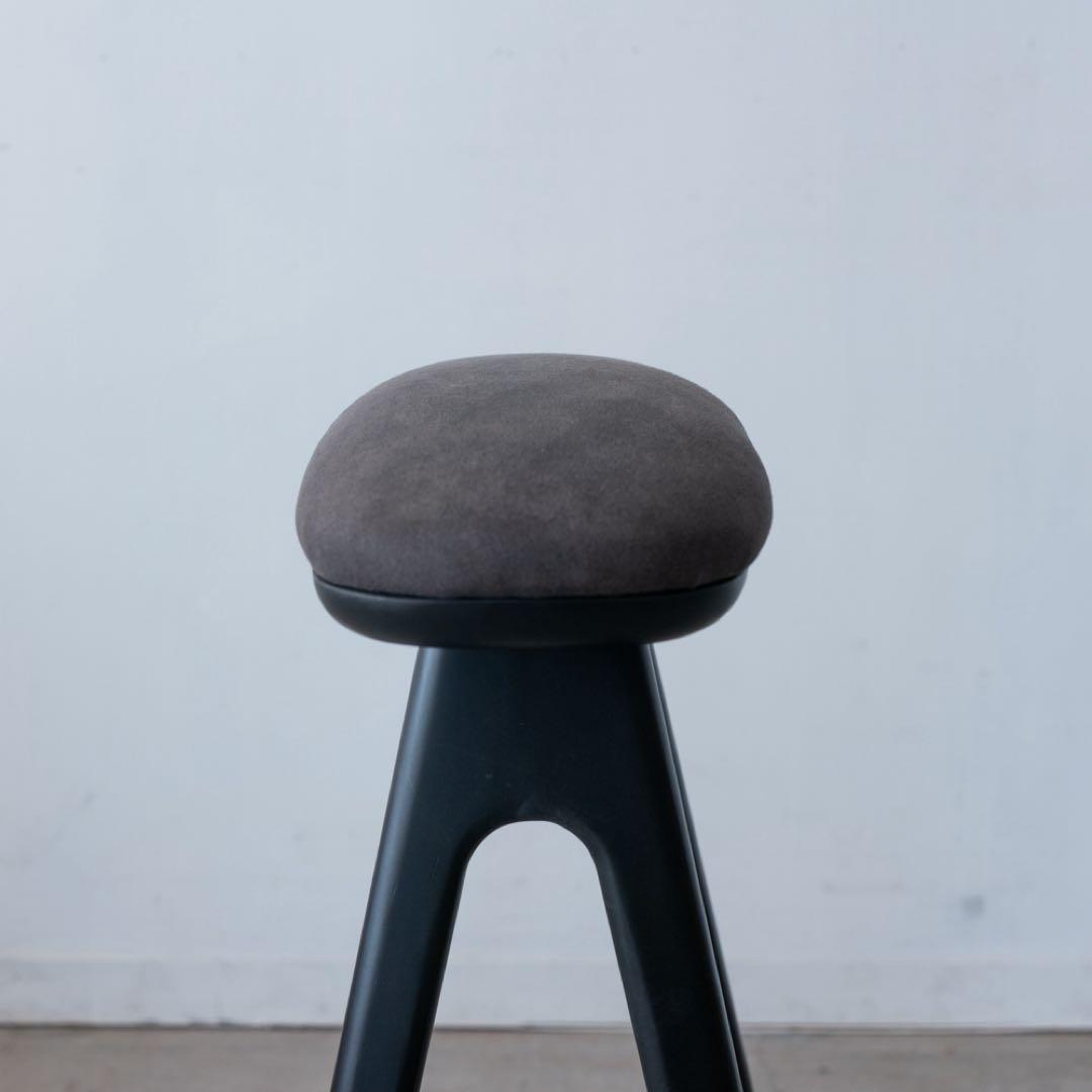 キッチンスツール BK H630 ハイスツール 63cm ブラック