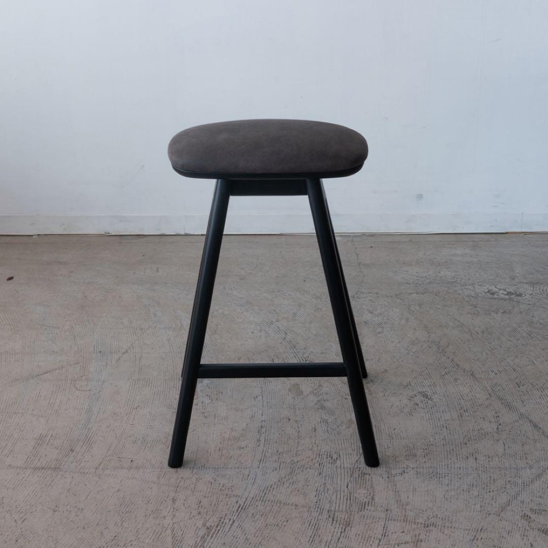 キッチンスツール BK H630 ハイスツール 63cm ブラック