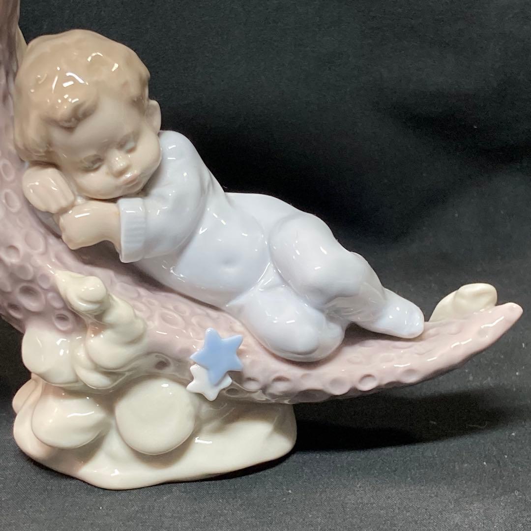 【美品】リヤドロ お月様のベッド 6479