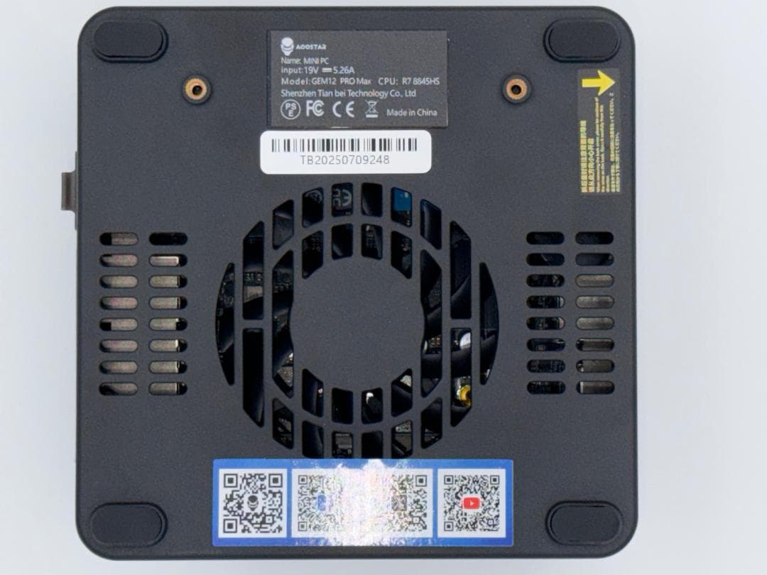 GEM12 Pro Max 8845HS ミニPC 32GB/1TB